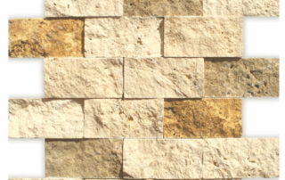 Mix LNY Travertine Split Face marble