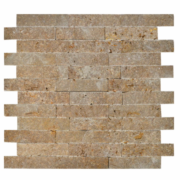 Noce Travertine Split Face patlatma mermerin çeşitleri